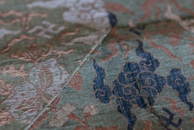 Hill-Stead Decorative Linen Kesa cloth closeup 1