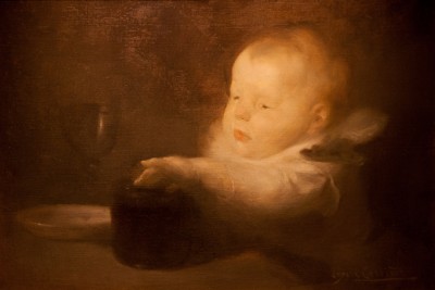 Hill-Stead Paintings Child at Table